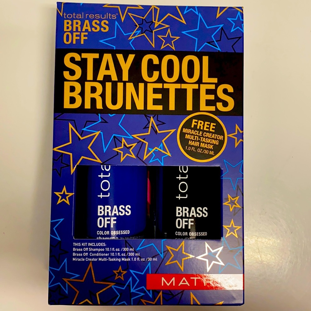 Brand new Brass off MATRIX set 10.1 fl oz